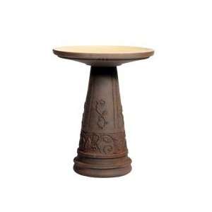  TELFORD BIRDBATH IRON GLAZE 