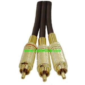  Die Casting 3 RCA Compone / Composites Audio Video Cable 6 