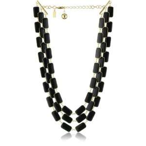    Kate Spade New York Park Guell 3 Row Bib Necklace Jewelry