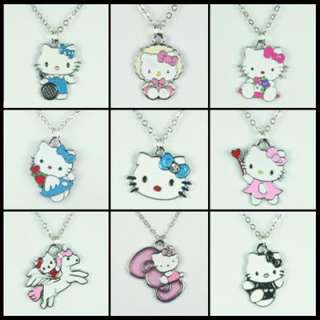   Hellokitty Charms Pendants Girls Necklaces BIRTHDAY PARTY FAVOR GIFTS