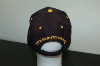 NEW TEAMSTERS 495 LOCAL UNION BASEBALL CAP hat men black velcro horse 