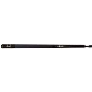 Players Galaxy Black Cue with Silver Double Sword Design T G90 (C30BK 