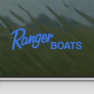  Ranger Boat Blue Decal BOAT CRUISER Truck Window Blue 