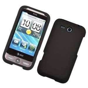 RUBBER BLACK HARD CASE COVER FOR HTC FREESTYLE F5151  
