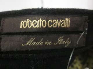 ROBERTO CAVALLI Black Denim Bootcut Jeans Sz 40  