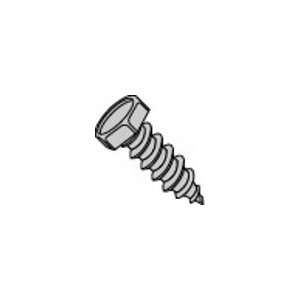 Indented Hex Unslotted Self Tapping Screw Type A B Fully Threaded Zinc 