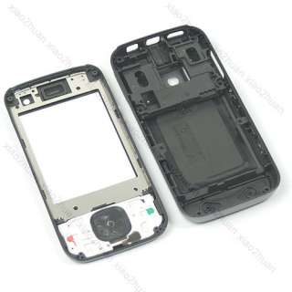 Black Faceplate Housing Cover + Keypad T6 For Nokia N85  