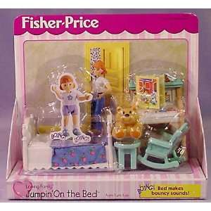  Fisher price Loving Family Jumpin on the Bed Set 
