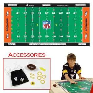  NFLR Licensed Finger FootballT Game Mat   Broncos Sports 