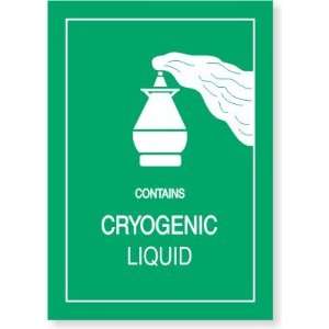  Cryogenic Liquid Coated Paper Label, 3 x 4.25 Office 