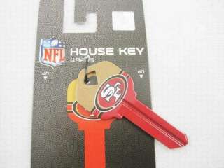 NFL SAN FRANCISCO 49ERS Licensed Blank KW1 66 Key  