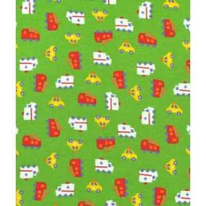  Lime Boy Toys Flannel Fabric Arts, Crafts & Sewing