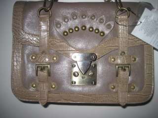 New Galian New York LC02 tan Buckle shoulder bag handbag  