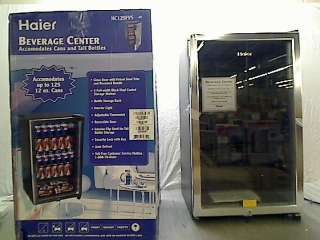 Haier HC125FVS   125 Can Beverage Center, Black  