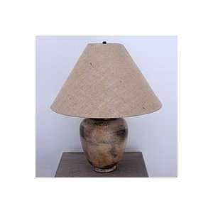    NOVICA Ceramic table lamp, Sands of Light