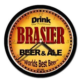  BRASIER beer and ale cerveza wall clock 