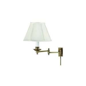   LL660 AB Library 1 Light Swing Arm Lights/Wall Lamps in Antique Brass