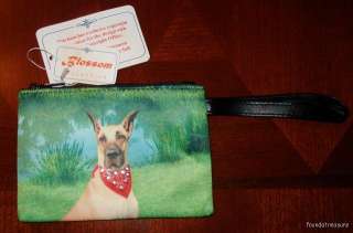 GREAT DANE DOG COIN PURSE/WRISTLET, NWT , BY BLOSSOM  