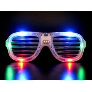  Clear LED Shutter Shades LED Slotted Sunglasses Great for 