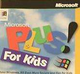 MS Plus For Kids PC CD desktop add ons, themes, music  