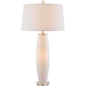    Lite Source LS 2915WHT Maddock Table Lamp