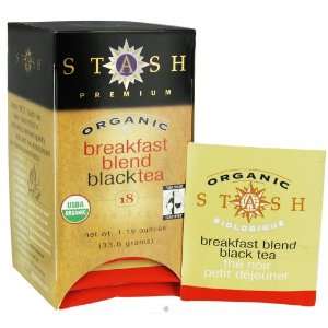 Organic Breakfast Blend Black Tea Bags (18) Stash Tea