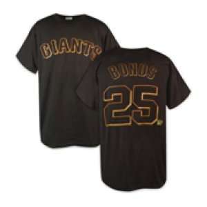  Barry Bonds T Shirt   San Francisco Giants #25 Barry Bonds Name 