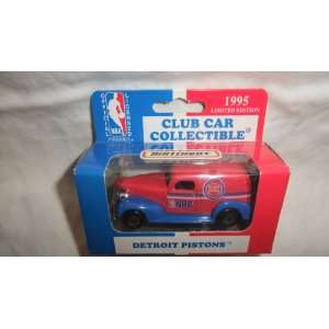   CLUB CAR COLLECTIBLE DETROIT PISTONS NBA 1939 CHEVY Toys & Games