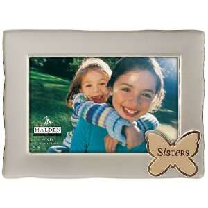  Malden Silver Icon Sisters Metal Picture Frame, 4 Inch by 