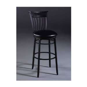  Cottage Swivel Bar Stool by Hillsdale   Rubbed Black (4366 