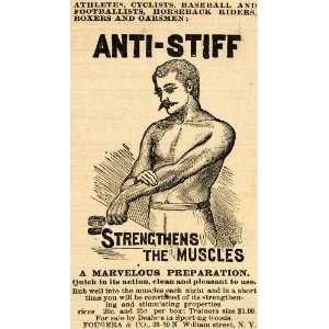  1895 Ad Anti Stiff Strengthen Muscles Fougera & Company 