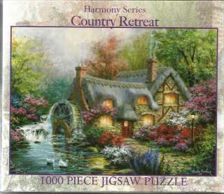 1000 piece Nicky Boehme Jigsaw Puzzle Harmony Series Country Retreat 