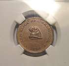 1892 Columbia CINCUENTA 50 Centavos Silver Coin .3356 oz fine Silver 