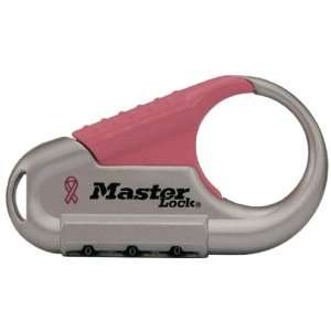 Master Lock 1548DPNK Breast Cancer Research Foundation Back Pack Lock 