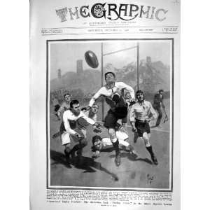  1908 RUGBY FOOTBALL AUSTRALIAN BLACK LONDON RICHMOND