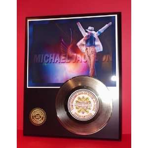 Gold Record Outlet Michael Jackson 24kt Gold Record Display LTD 
