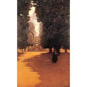  Hand Made Oil Reproduction   Maxfield Parrish   32 x 52 