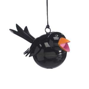  Black Crow Bird Bell Ornament #Mw 969106