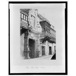  Torre Tagle House,Decorated Doorway,Palace,1868,Peru