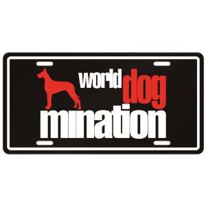  New  Great Dane  World Dog   Mination  License Plate 