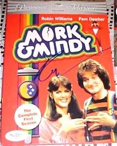 Robin Williams MORK & MINDY SEASON ONE DVD Signed JSA  