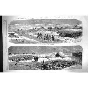  1864 War Schleswig Battery Summit Dannewerk Redoubt Snow 