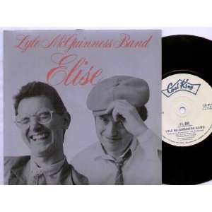   MCGUINNESS BAND   ELISE   7 VINYL / 45 LYLE MCGUINNESS BAND Music