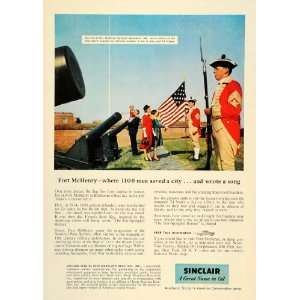   Motor Oil New York Fort McHenry   Original Print Ad
