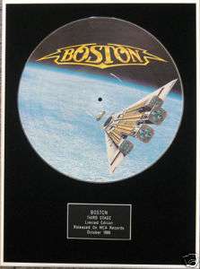 BOSTON   Framed 12 Picture Disc   THIRD STAGE  