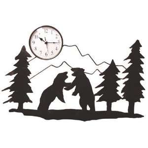    Closeout   Wild Metal Cut Out Wall Clock