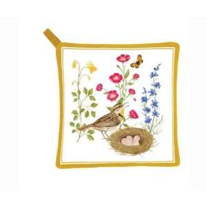 Meadowlark Potholder (Kitchen Accessories) (Figurines, Cloth Items 
