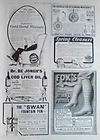 1907 ADVERT BOVRIL Ltd BRINSMEAD PIANOS FOXS PUTTEES