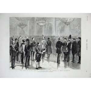  1877 Czar Russia Army Recruits Winter Palace Petersburg 