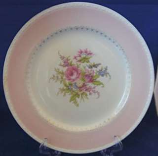 HOMER LAUGHLIN Eggshell GEORGIAN Pink Dinner Plate Rose  